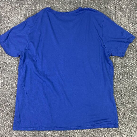 Marine Layer Signature Crew Tee T Shirt Men's XL Blue Supima Cotton Short Sleeve - Picture 3 of 9